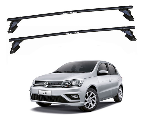 Barras De Techo Eqmax Acero Volkswagen Gol Voyage 2012-2019