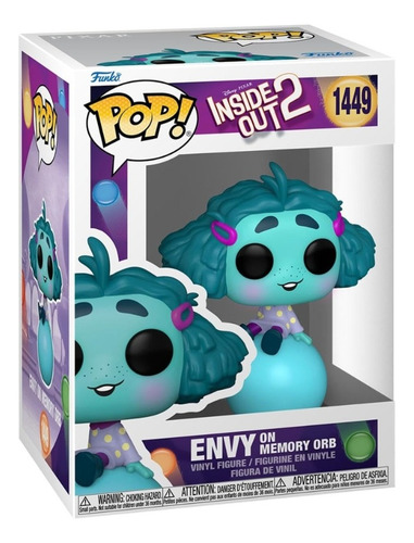 Envidia Con Orbe De Momoria #1449 Intensamente 2 Funko Pop!