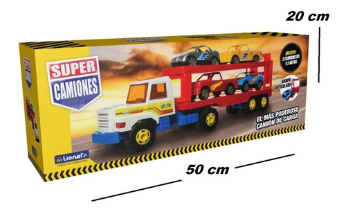 Imagen 4 de 6 de Super Camiones Camion Mosquito Transporta 4 Autos Lionels