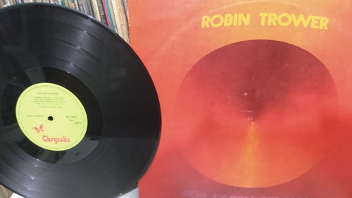 Lp - Robin Trower - For Earth Below - 1975 - Hrd (Usado)
