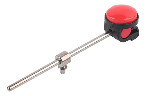 Martillo Para Bombo, Cabeza De Silicona Roja, Metal Y Plásti