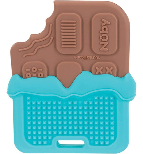 Nuby All Silicone Chocolate Bar Mordedor - 3+ Meses