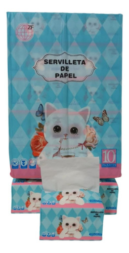 Servilletas De Papel Tissue  Pack De 10 Paquetes