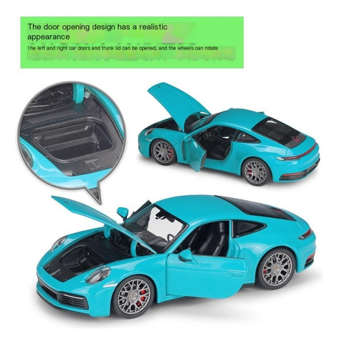 Ornamento Modelo Simulación Porsche 911 Carrera 4s