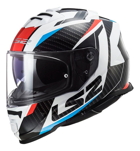 Casco Integral Ls2 Ff800 Storm Racer Azul Rojo / Ecer2205