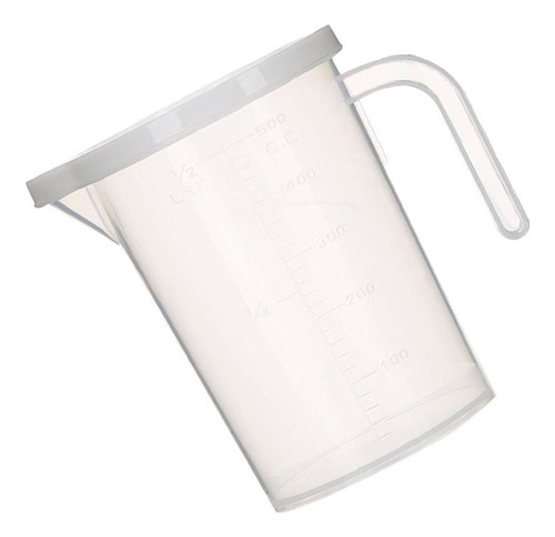 Para Vaso De Precipitados De Plástico Con Asa 500 Ml