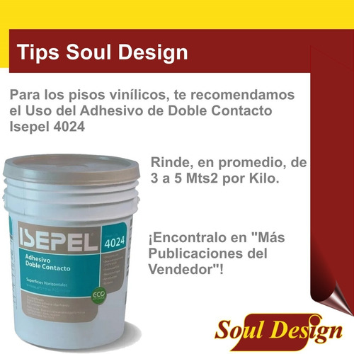 Imagen 5 de 10 de Piso Vinilico Madera Oscura En Rollo 0,5 Mm Pvc Soul