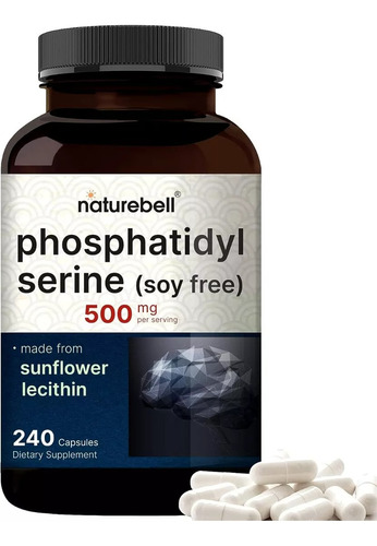 Naturebell | Phosphatidyl Serine | 500mg | 240 Capsules
