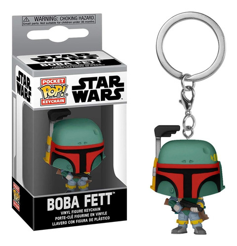 Funko Pop Star Wars Keychain Chaveiro Boba Fett 