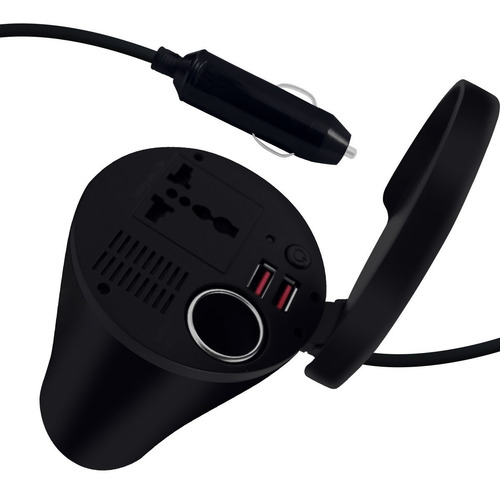 Inversor De Corriente Para Carro Auto 150 W 2 Usb Ac 110 V