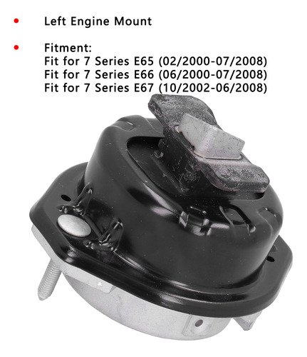 Soporte De Motor Para E65 Left 22116769185 De Acero Inoxidab