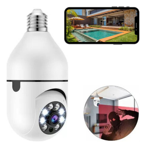 Câmera Segurança Lâmpada Wifi Full Hd Visão Noturna Yoosee
