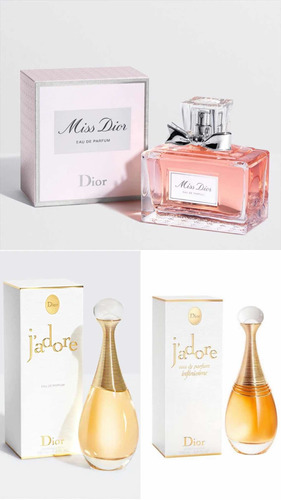3 Miniaturas  Exclusivas De Mujer Dior Original Envío Free