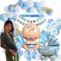 Comprar Baby Shower Decoración Niño, Baby Shower Niño Set Baby Globo