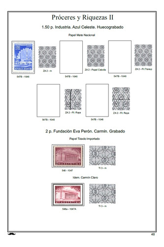 Filatelia Hojas Álbum Pdf Proceres Y Riquezas Especializado