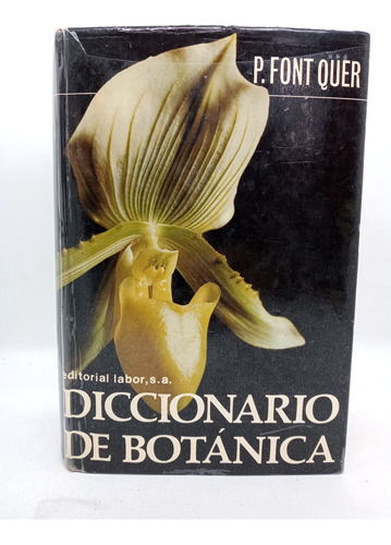 Botánica - Diccionario De Botánica - Pío Font Quer - 1979