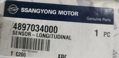 Sensor Longitudinal Ssangyong Actyon 4897034000