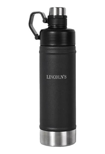 Botella Acero Inox Tapa Rosta Con Asa De Mano Lincolns