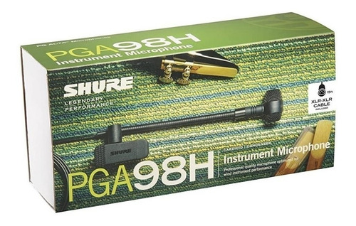 Imagen 7 de 10 de Micrófono Condensador Shure Pga98-xlr Pinza Para Instrumento