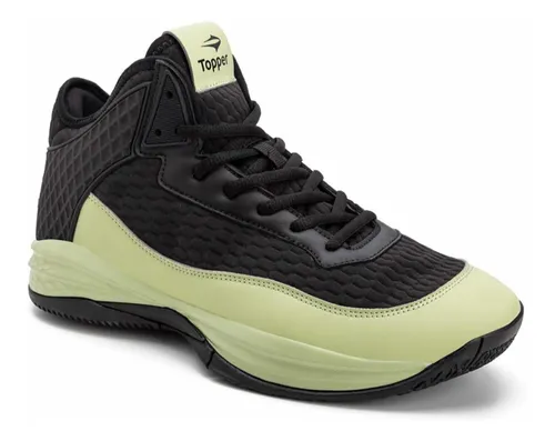 Zapatillas Topper Block Basquet Nba Voley Handball Verde