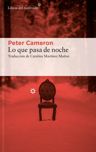 Libro: Lo Que Pasa De Noche. Cameron, Peter. Libros Del Aste
