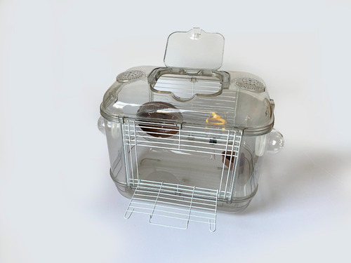 Jaula Hamster Acrilico Transparente, Casa Roedor, Accesorios