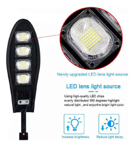 - Para / Luz Solar Led Para Exteriores De 800 W, Potente