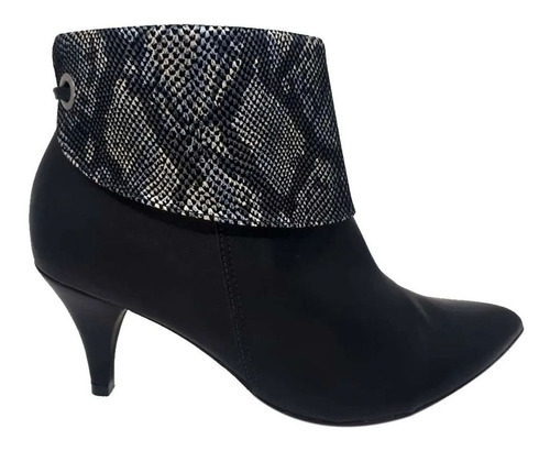 Imagem 2 de 5 de Bota Feminino Ankle Boot Bico Fino Piccadilly 745060 - Maico