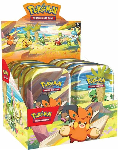 Pokemon Tcg: Paldea Friends Mini Tin Display (10 Latas)