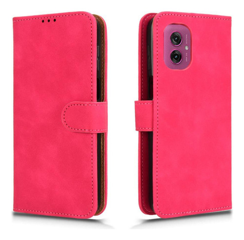 Funda Abatible Para Motorola Moto G55 5g Kickstand Cartera