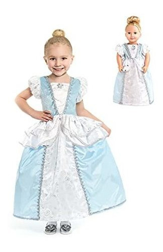 Little Adventures Cinderella Princess Dress Up Costume (smal