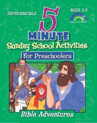 Libro 5 Minute Sunday School Activities: Bible Adventures...