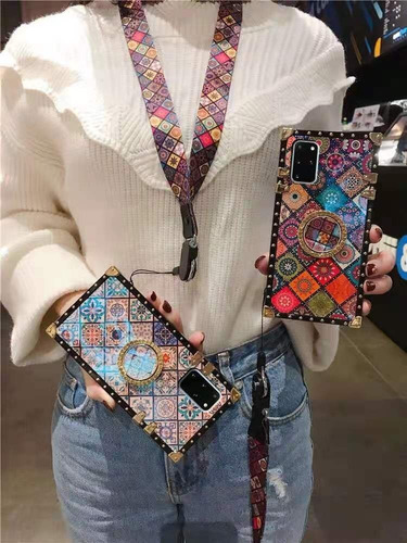 Imagen 2 de 5 de Funda Para Samsung Con Correa Bandolera Luxury