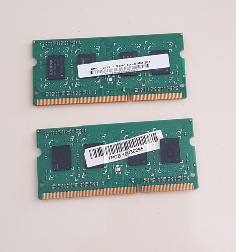 2x2gb = 4gb Memória Ddr3 1333mhz P/notebook Dell N4020 N4030