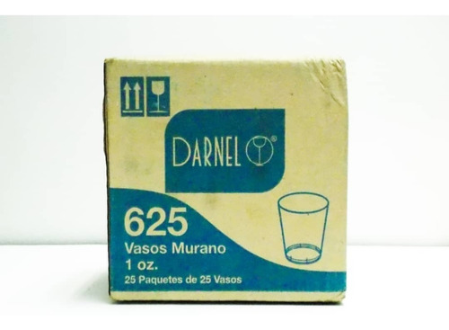 Vasos Para Postres Darnell Cristal 1oz 2 Pak De 25 Unds