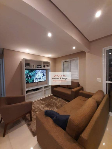 Apartamento À Venda, 75 M² Por R$ 487.500,00 - Vila Augusta - Guarulhos/sp - Ap0330