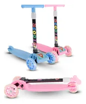 Comprar Monopatín Scooter 3 Ruedas Sencillo Con Luces En Las Ruedas
