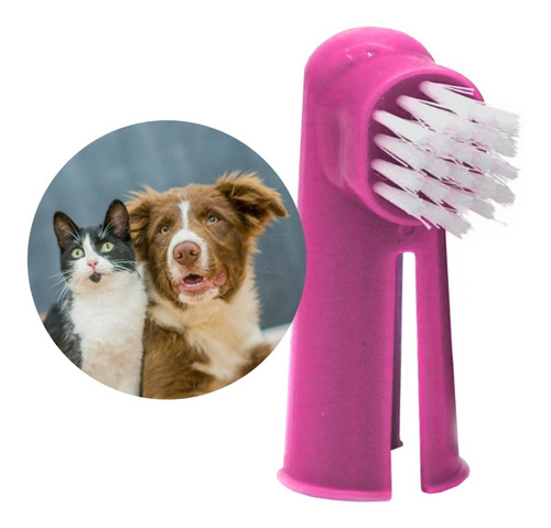 Pack X12 Cepillo Dental P/ Perro Gato Mascota Dientes Dedal