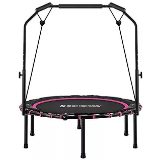 Mini Trampolines Con Cuerdas Elásticas Con Barra Ajustable