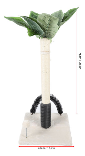 Sisal Para Rascar Cat Scratch Post Ball, 29.5 Pulgadas De Al