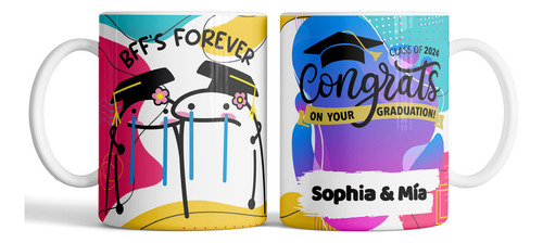 Taza Para Graduación Personalizada Deformitos Fiesta Regalo
