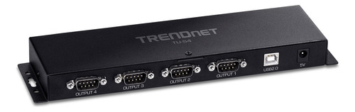 Hub Trendnet Tu-s4 4 Puertos Usb A Serial Rs232