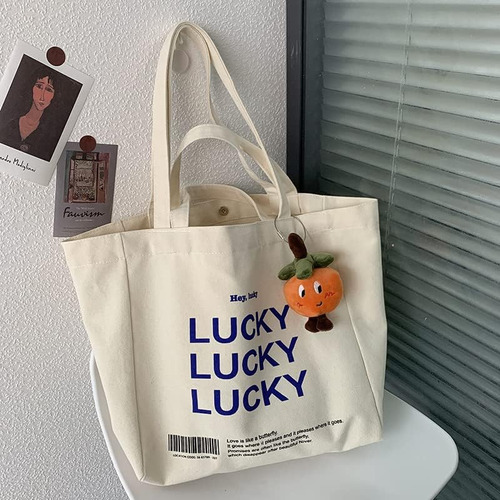 Bolsa De Compras Bolsa De Lona Reutilizable Bolsa De Hombro