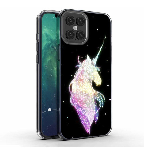 Funda Galaxy Unicorn Personalizada Para iPhone 12 / iPhone 1