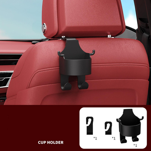 6 Ganchos Para Portavasos Para Respaldo De Asiento De Coche,
