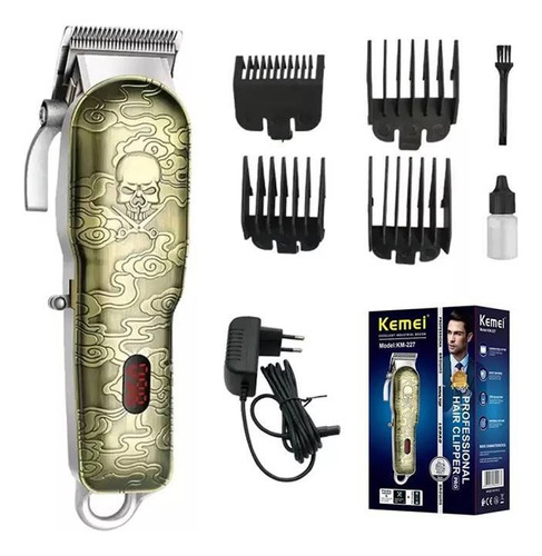 Maquina De Afeitar Cabello Kemei 277 Inalámbrica Profesional