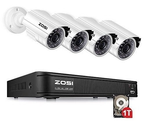 Zosi 8 Channel Hd Tvi 720p Video Security Camera System