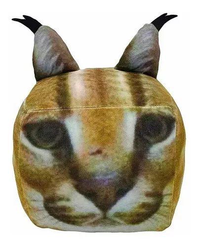 Roblox levanta uma simulação floppa cubo gato caracal pelúcia boneca