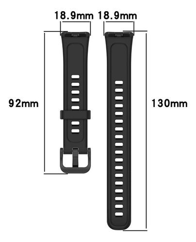 4 Correas De Reloj For Smartwatch Huawei Band 8/9, Silicona