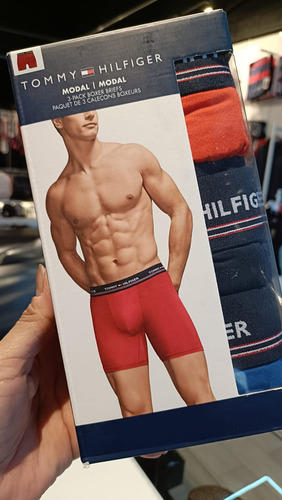 Boxer Tommy Hilfiger 3 Pzs. Mod. 7106320004 Colores Varios